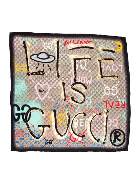 gucci life is gucci scarf|gucci scarf celebrities.